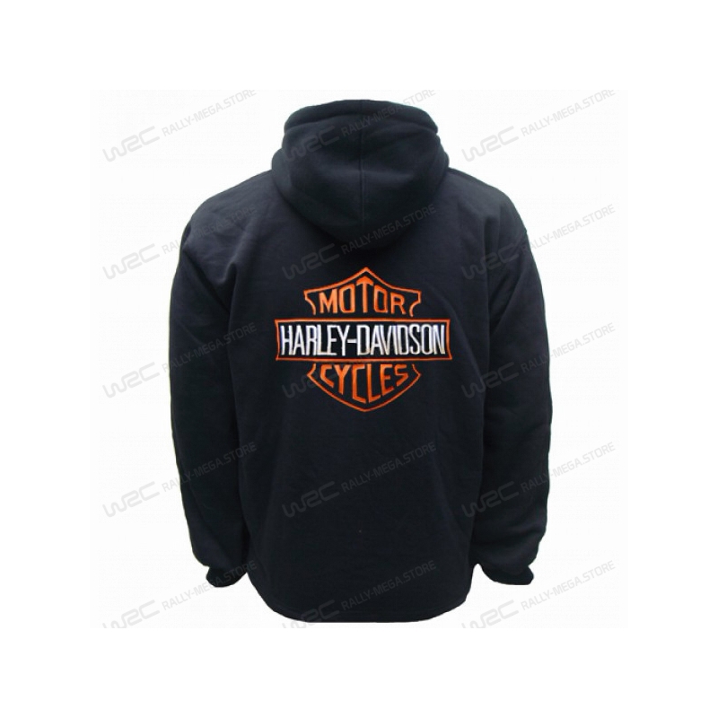 Harley-Davidson Sweat à capuche pour homme avec barre zippée et logo  bouclier, noir - 99003-16VM, noir, taille S, Noir, Petit : : Mode