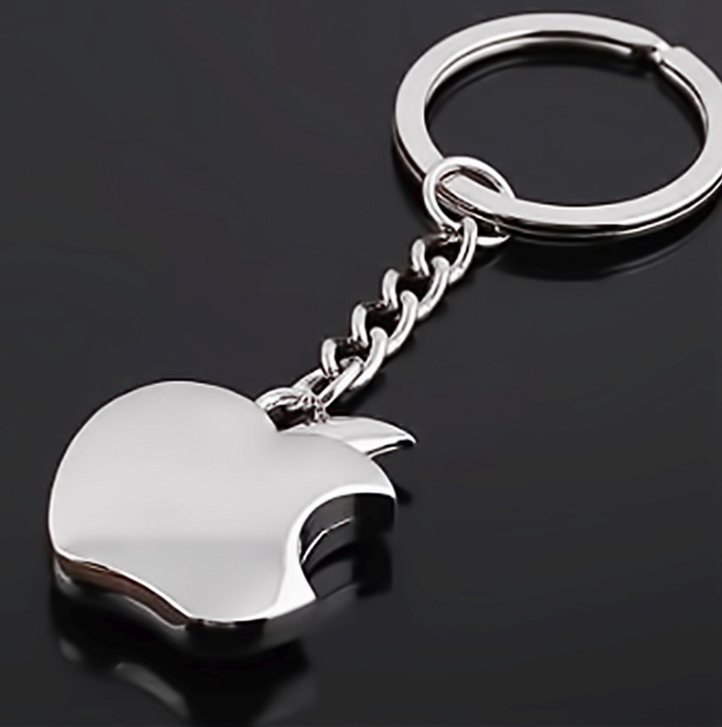 Porte-clés apple skin avec étiquette résine standard 607